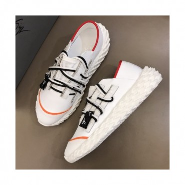 Giuseppe Zanoti 2019 Mens Casual Leather Sneakers - 쥬세페 자노티 남성 캐쥬얼 레더 스니커즈 Giu009x.Size(240 