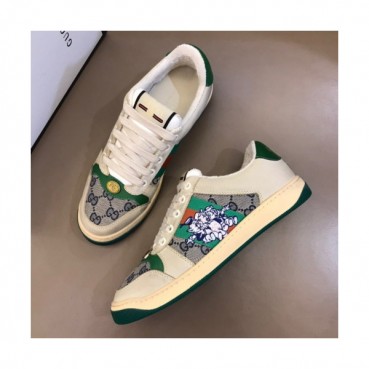 Gucci 2019 Mens Ace GG Leather Sneakers - 구찌 남성 신상 에이스 GG 레더 스니커즈 Guc0897x.Size(240 
