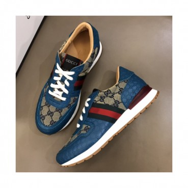 Gucci 2019 Mens Ace GG Leather Sneakers - 구찌 남성 신상 에이스 GG 레더 스니커즈 Guc0895x.Size(240 
