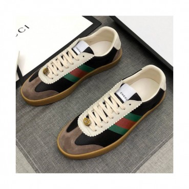 [1:1]Gucci 2019 Mens Ace Leather Sneakers - 구찌 남성 신상 에이스 레더 스니커즈 Guc0883x.Size(240 