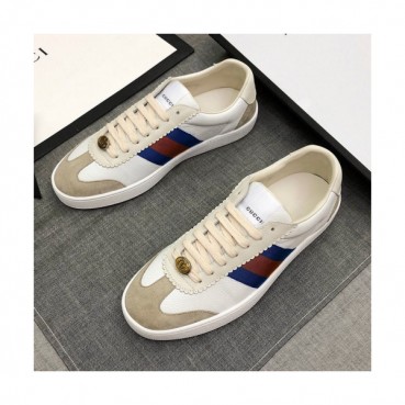 [1:1]Gucci 2019 Mens Ace Leather Sneakers - 구찌 남성 신상 에이스 레더 스니커즈 Guc0882x.Size(240 
