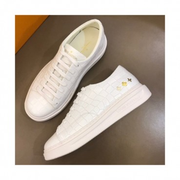 Louis Vuitton 2019 Mens Handmade Leather Sneakers - 루이비통 신상 남성 핸드메이드 레더 스니커즈 Lou0817x.Size(240 