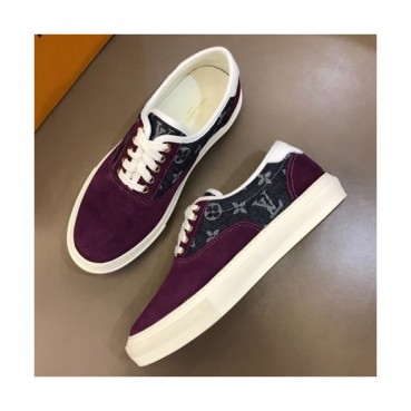 Louis Vuitton 2019 Mens Denim Initial Logo Sneakers - 루이비통 신상 남성 데님 이니셜 로고 스니커즈 Lou0801x.Size(240 