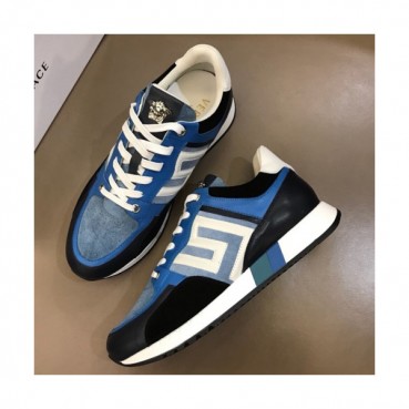 Versace 2019 Mens Signature Medusa Logo Sneakers Black - 베르사체 남성 시그니쳐 메두사 로고 스니커즈  Ver0144x.Size(240 