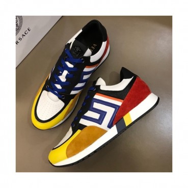 Versace 2019 Mens Signature Medusa Logo Sneakers Black - 베르사체 남성 시그니쳐 메두사 로고 스니커즈  Ver0143x.Size(240 