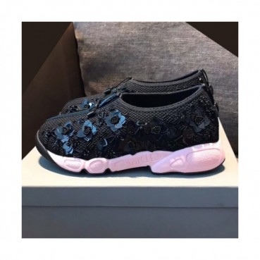 Dior 2019 Ladies Flower Garden Juwer Slip-on 