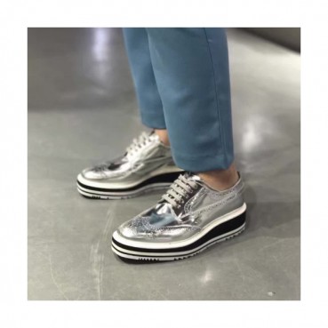 Prada 2018 Ladies Leather Sneakers - 프라다 여성 레더 스니커즈 Pra0459x.Size(220 
