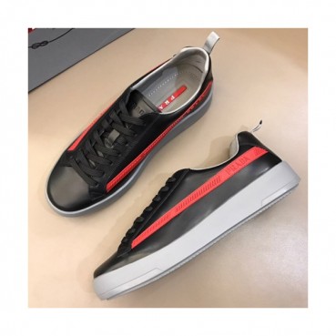 Prada 2018 Mens Leather Sneakers - 프라다 남성 레더 스니커즈 Pra0377x.Size(240 