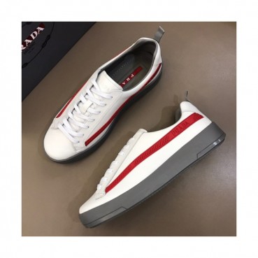 Prada 2018 Mens Leather Sneakers - 프라다 남성 레더 스니커즈 Pra0376x.Size(240 