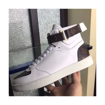 Louis Vuitton Revoly Trainer Denim High Top Sneakers - 루이비통 리볼리 트레이너 데님 하이탑 스니커즈 Lou0584x.Size(240 