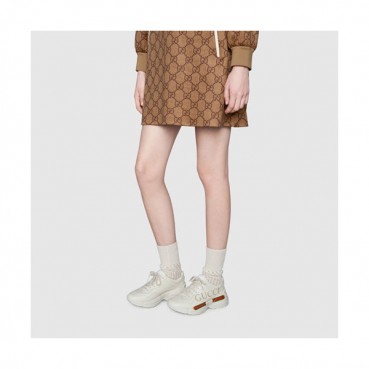 Gucci Lighten Logo Print Leather Sneackers - 구찌 라이톤 gucci 프린트 가죽 스니커즈 Guc0376x.Size(225