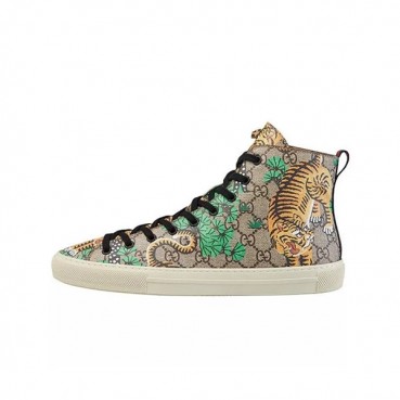 Gucci Bengal Tiger GG High-Top Sneakers 