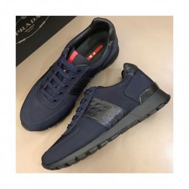 Prada 2018 Mens Leather Sneakers/Running shoes - 프라다 남성 신상 레더 스니커즈/운동화 PRA0097 , 사이즈 (240 