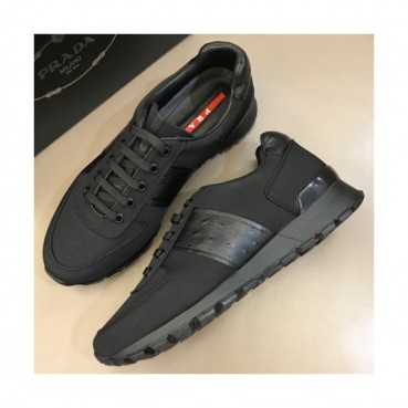 Prada 2018 Mens Leather Sneakers/Running shoes - 프라다 남성 신상 레더 스니커즈/운동화 PRA0096 , 사이즈 (240 