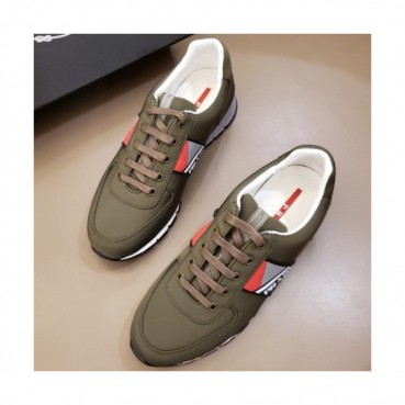 Prada 2018 Mens Leather Sneakers/Running shoes - 프라다 남성 신상 레더 스니커즈/운동화 , 사이즈 (240 