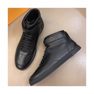 LOUIS VUITTON 2018 MENS LEATHER ANKLE SKEAKERS - 루이비통 남성 레더 앵클 스니커즈 LOU0083 , 사이즈 (240 