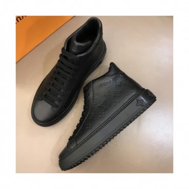 LOUIS VUITTON 2018 MENS LEATHER ANKLE SKEAKERS - 루이비통 남성 레더 앵클 스니커즈 LOU0077 , 사이즈 (240 
