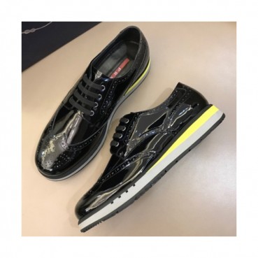 Prada 2018 Mens Leather Oxford/Sneakers - 프라다 남성 레더 옥스퍼드/스니커즈 PRA0076 , 사이즈 (240 