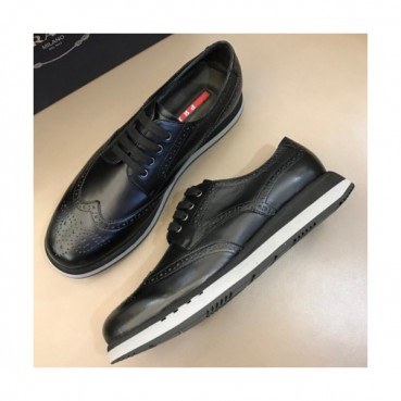Prada 2018 Mens Leather Oxford/Sneakers  - 프라다 남성 레더 옥스퍼드/스니커즈 PRA0075 , 사이즈 (240 