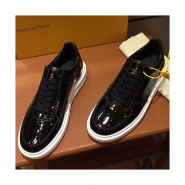 LOUIS VUITTON 2018 MENS LEATHER SKEAKERS - 루이비통 남성 레더 스니커즈 LOU0066 , 사이즈 (245 