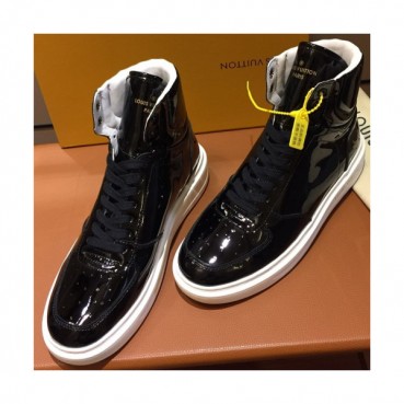 LOUIS VUITTON 2018 MENS LEATHER ANKLE SKEAKERS - 루이비통 남성 레더 앵클 스니커즈 LOU0064 , 사이즈 (240 