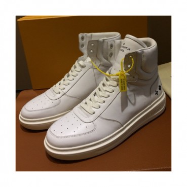 LOUIS VUITTON 2018 MENS LEATHER ANKLE SKEAKERS - 루이비통 남성 레더 앵클 스니커즈 LOU0063 , 사이즈 (240 