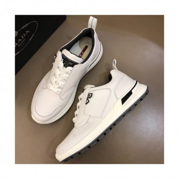 Prada 2018 Mens Leather Sneakers/Running Shoes - 프라다 남성 레더 스니커즈/런닝화 PRA0069 , 사이즈 (245 
