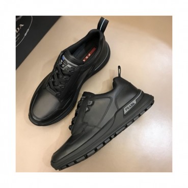 Prada 2018 Mens Leather Sneakers/Running Shoes - 프라다 남성 레더 스니커즈/런닝화 PRA0068 , 사이즈 (245 