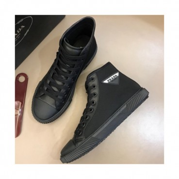 PRADA 2018 MENS LEATHER ACE ANKLE SKEAKERS - 프라다 남성 레더 앵클 스니커즈 PRA0059 , 사이즈 (240 
