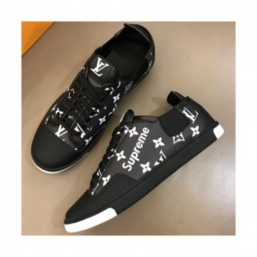 LOUIS VUITTON 2018 SUPREME MENS LEATHER SKEAKERS - 루이비통 슈프림 남성 레더 스니커즈 LOU0054 , 사이즈 (240 