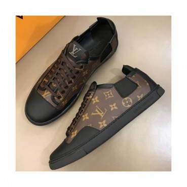 LOUIS VUITTON 2018 MENS LEATHER SKEAKERS - 루이비통 남성 레더 스니커즈 LOU0051 , 사이즈 (240 