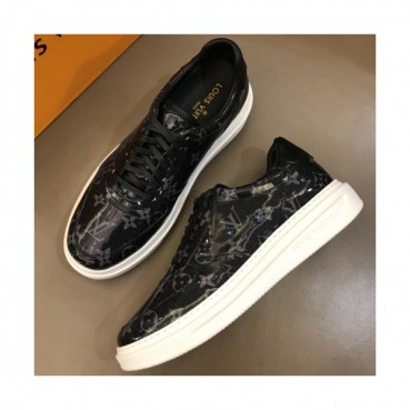 LOUIS VUITTON 2018 MENS LEATHER SKEAKERS - 루이비통 남성 레더 스니커즈 LOU0049 , 사이즈 (240 