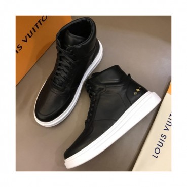 LOUIS VUITTON 2018 MENS LEATHER ANKLE SKEAKERS - 루이비통 남성 레더 앵클 스니커즈 LOU0045 , 사이즈 (240 