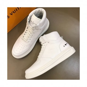 LOUIS VUITTON 2018 MENS LEATHER ANKLE SKEAKERS - 루이비통 남성 레더 앵클 스니커즈 LOU0044 , 사이즈 (240 