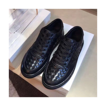 [보테가 베네타] 인테르치아토 블랙 남성용 스니커즈 bv0001x - Bottega Veneta Intereu chiato Black Mens Sneakers