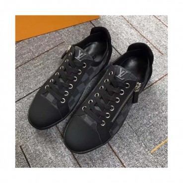[루이비통]신상 다미에 켄버스 블랙 남성용 스니커즈 lv0032x - Louis Vuitton New Damier Canvas Black Mens Sneakers