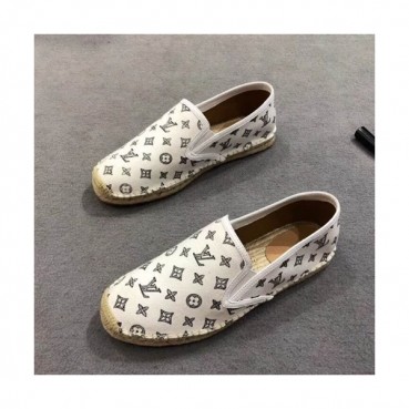 [루이비통] 에스파드류 슬립온 화이트 남성용 스니커즈 lv0032x - Louis Vuitton Espadrille Slip