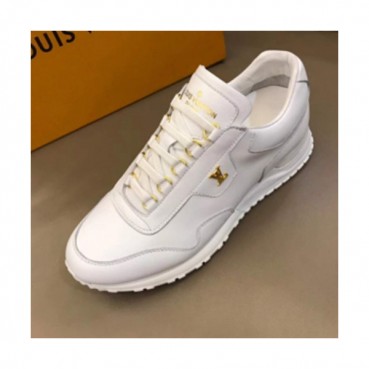 런웨이 올 화이트 스니커즈 남성용 신발 lv0023x - Louis Vuitton Runway All White Sneakers Mens Shoes