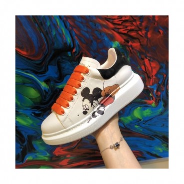 Alexander McQueen 2020 Mm/Wm Leather Sneakers - 알렉산더맥퀸 2020 남여공용 레더 스니커즈 AMQS0134,Size(225 