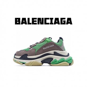 발렌시아가 남/녀 Triple S 그레이 스니커즈 - Unisex Gray Sneakers 
