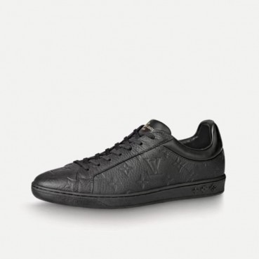 루이비통 남성 Luxembourg 블랙 스니커즈 - Mens Black Sneakers 