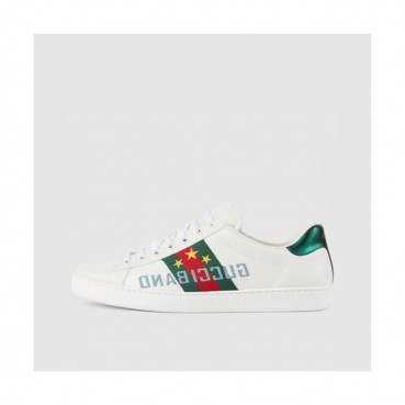 Gucci 2019 Mm/Wm Leather Sneakers - 구찌 2019 남여공용 레더 스니커즈 GUCS0170,Size(225 