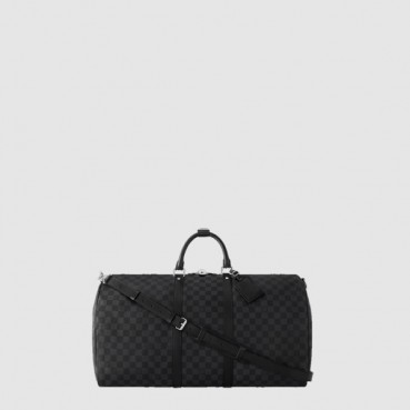 루이비통 남성 다미에 그라파이트 키폴 N41413 - Louis vuitton Mens Damier Keepall 