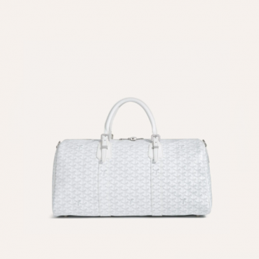 고야드 남/녀 화이트 보스턴 백 45/50 - Goyard Unisex Boston Bag 45/50 