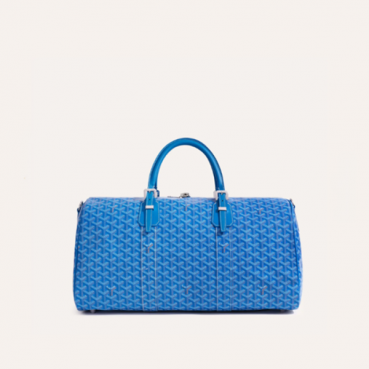 고야드 남/녀 블루 보스턴 백 45/50 - Goyard Unisex Boston Bag 45/50 