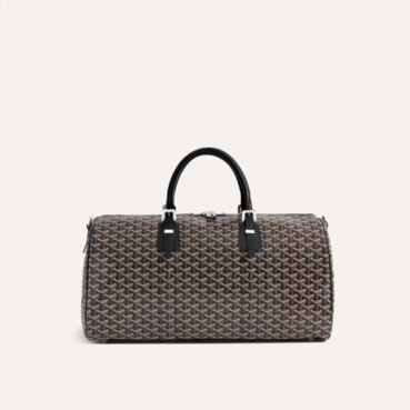 고야드 남/녀 블랙 보스턴 백 45/50 - Goyard Unisex Boston Bag 45/50 