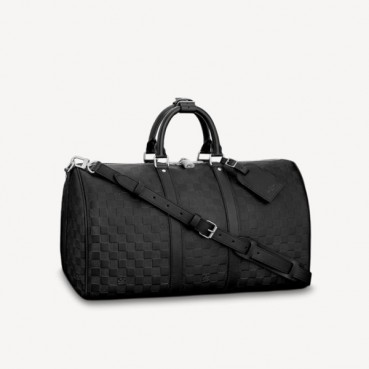 루이비통 남성 키폴 반둘리에 - Louis vuitton Mens Black Keepall 
