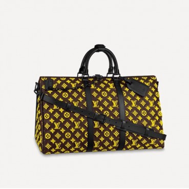 루이비통 남성 키폴 반둘리에 - Louis vuitton Mens Yellow Keepall 