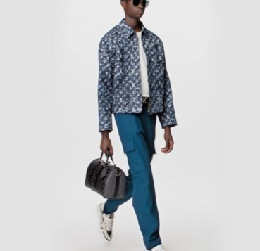 루이비통 남성 블랙 키폴 - Louis vuitton Mens Black Keepall 