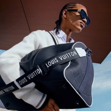 루이비통 남성 블랙 키폴 - Louis vuitton Mens Black Keepall 